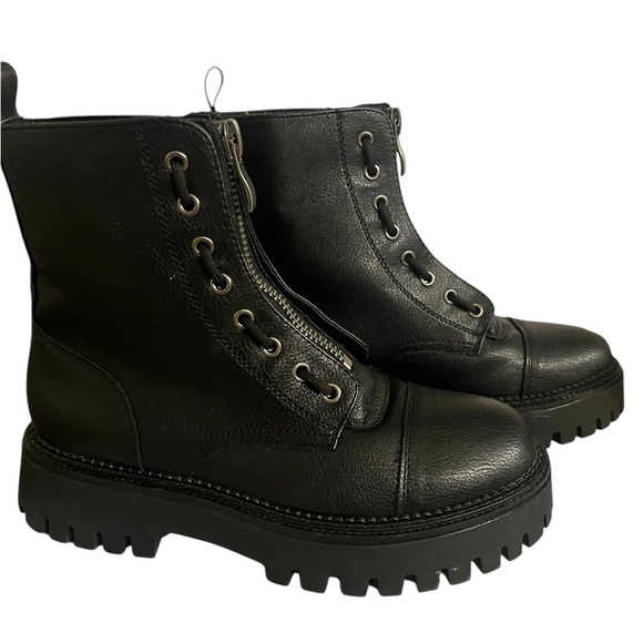 Sincerely Jules zipper platform boots 8.5 - Picture 1 of 6